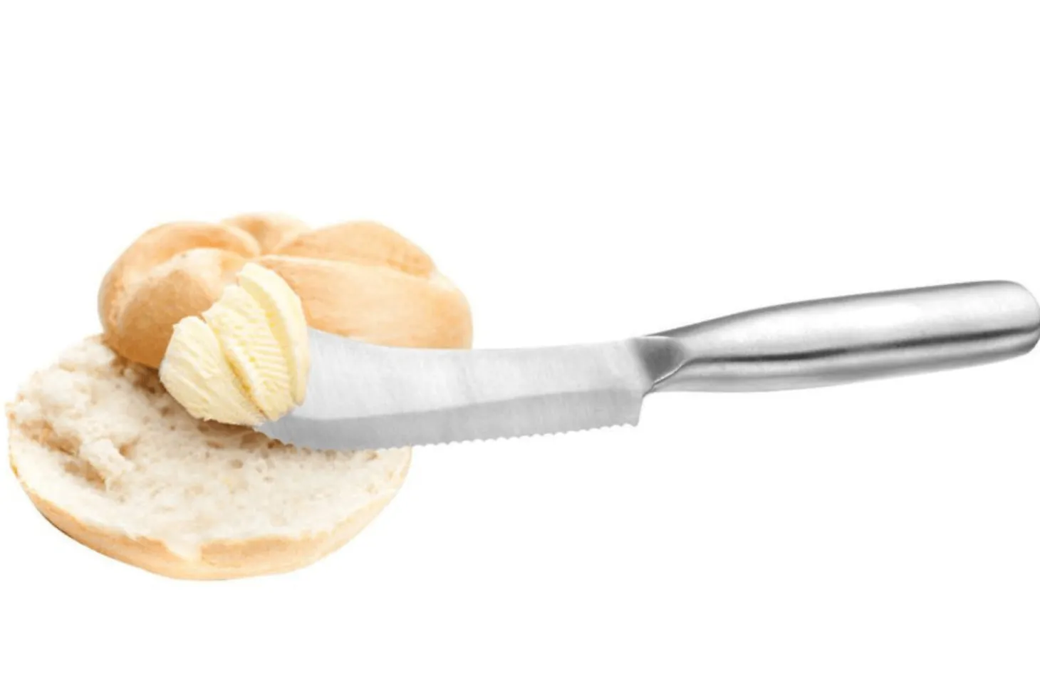 Couteau tartineur Westmark 2 en 1 lame dentelée 10cm