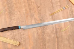 Couteau à thon maguro 54cm japonais artisanal Nakamura WS2 avec saya