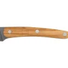 Couteau tranchelard Deejo Floréal 20cm manche en bois d'olivier