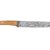 Couteau tranchelard Deejo Triskell 20cm manche en bois d'olivier