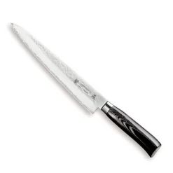 Couteau à trancher japonais Tamahagane Tsubame lame martelée 24cm acier VG5