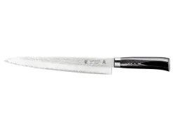 Couteau à trancher japonais Tamahagane Tsubame lame martelée 27cm acier VG5