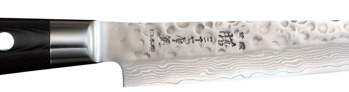 Couteau à trancher japonais Yaxell ZEN lame 15cm damas 37 couches