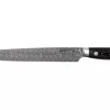 Couteau à trancher japonais Zwilling Kramer Euro Stainless 23cm damassé manche en micarta