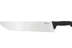 Couteau à trancher professionnel Ambrogio Sanelli Supra denté noir 36cm