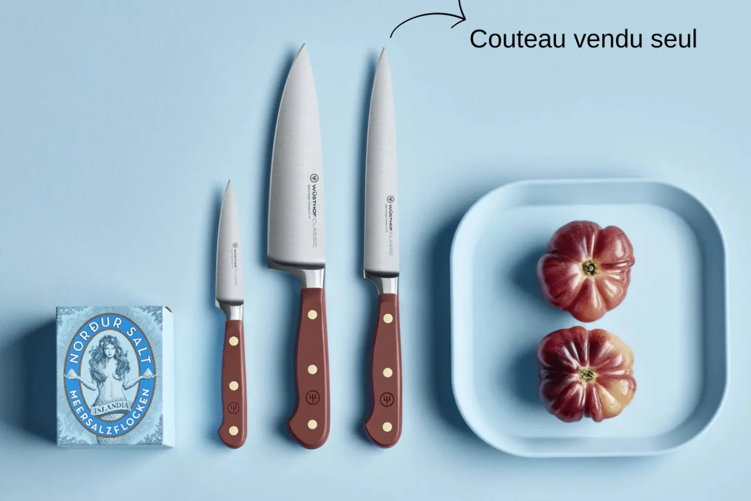 Couteau à trancher Wusthof Classic Colour Tasty Sumac forgé lame 16cm