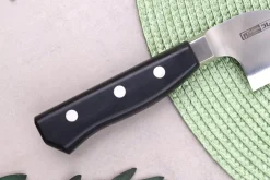 Couteau universel alvéolé dos courbé japonais Glestain K Series 18cm