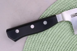 Couteau universel alvéolé dos courbé japonais Glestain K Series 21cm