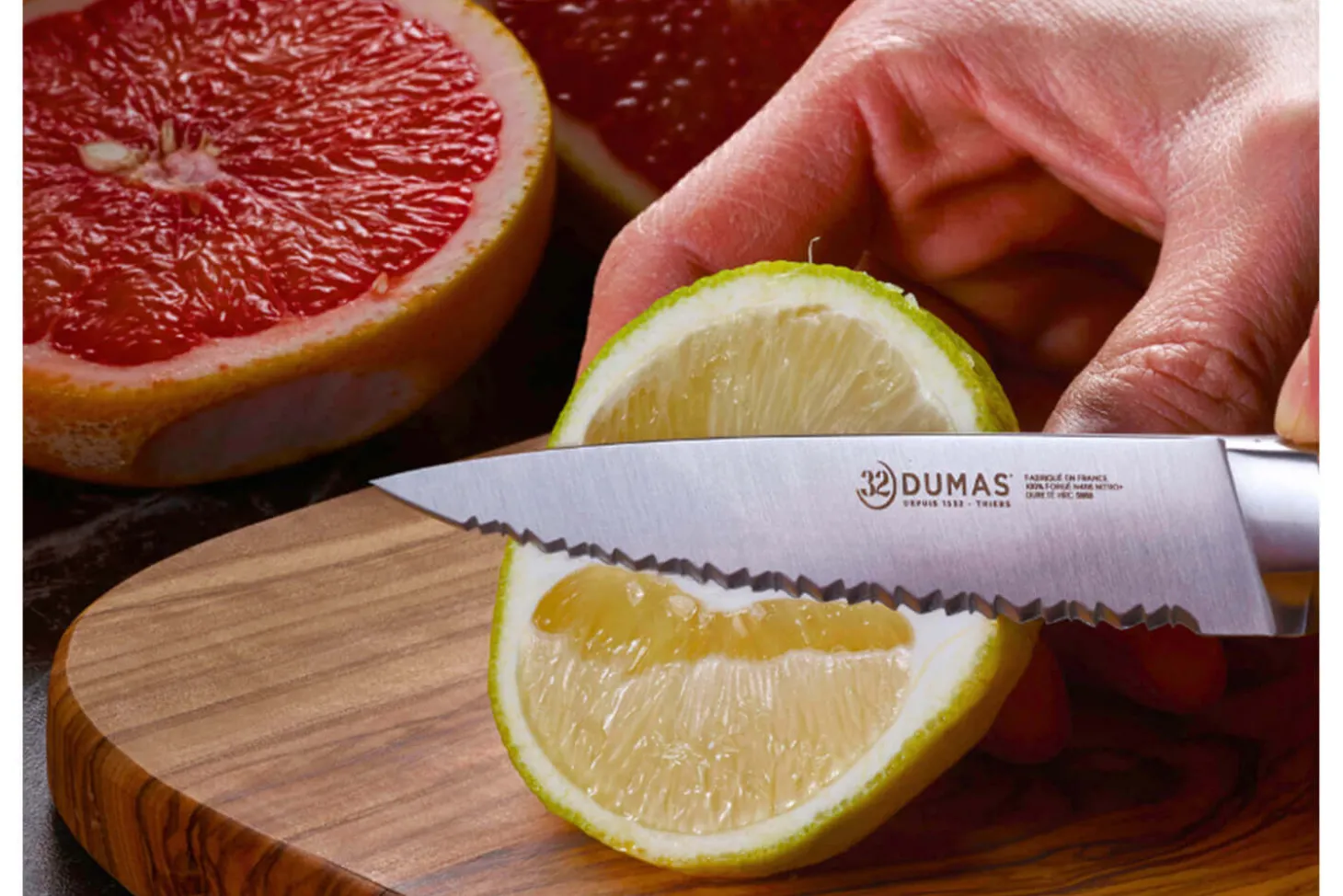 Couteau universel 12cm 32 Dumas Signature manche en micarta