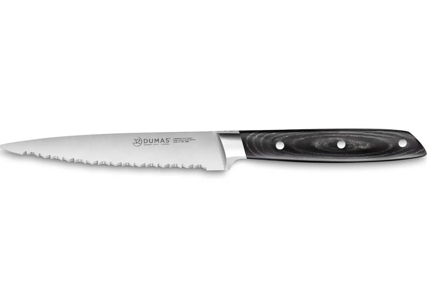 Couteau universel 12cm 32 Dumas Signature manche en micarta