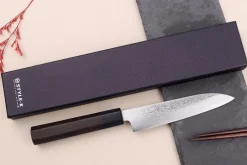 Couteau universel 13,5cm japonais artisanal Makoto Kurosaki VG7 Damas
