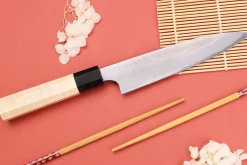 Couteau universel 15cm japonais artisanal Naoki Mazaki WS2 poli