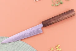 Couteau universel 15cm japonais artisanal Yuzo Enju Damas 440C