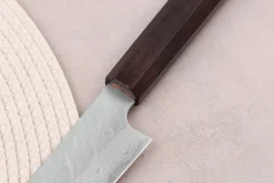 Couteau universel 15cm japonais artisanal Nigara Hamono Tsuchime VG10 damas