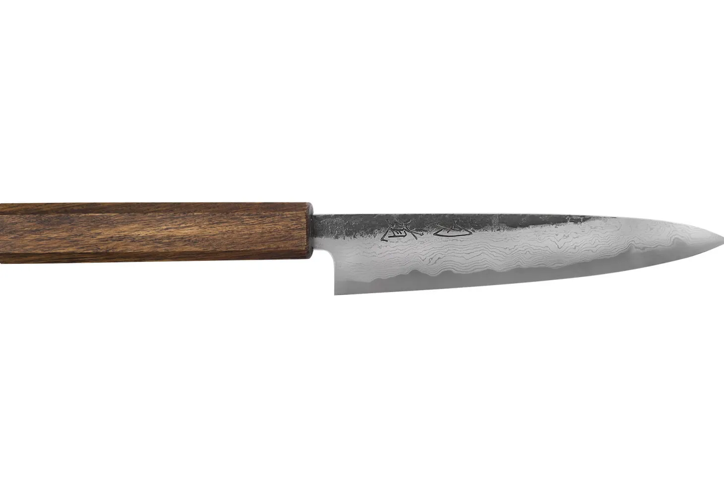 Couteau universel 15cm japonais artisanal Hado Sumi B1D manche en chêne