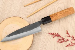 Couteau universel 13,5cm japonais artisanal Yoshimune par Kawamura Black WS2