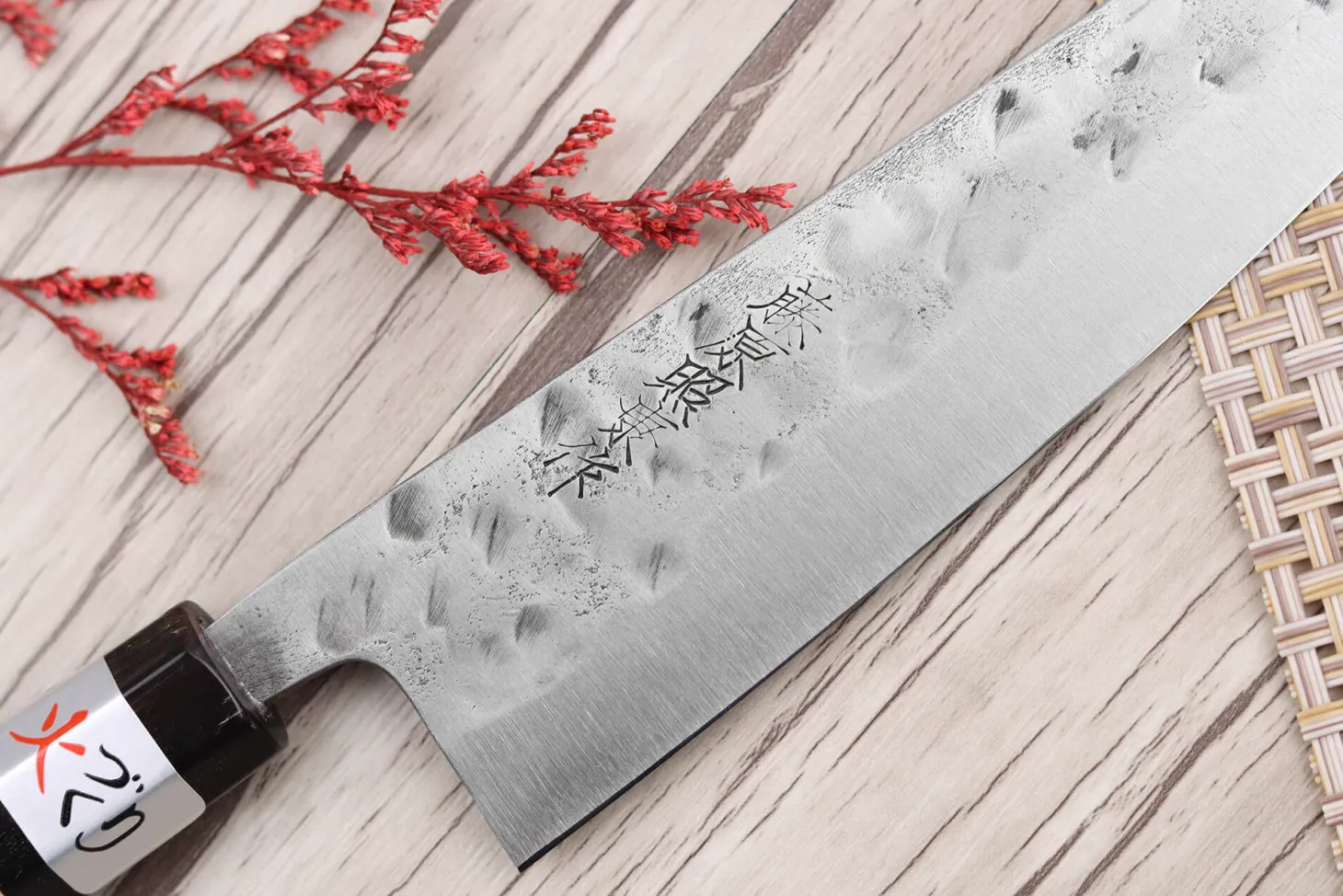 Couteau universel 15cm japonais artisanal Fujiwara Maboroshi manche en magnolia