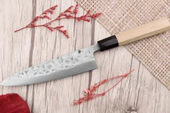 Couteau universel 15cm japonais artisanal Fujiwara Maboroshi manche en magnolia