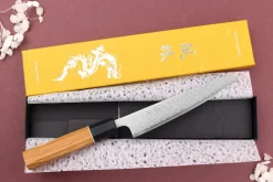 Couteau universel 15cm japonais artisanal Yuzo Damas VG10