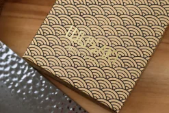 Couteau universel 15cm japonais artisanal Wusaki Yaketa VG10 damas chêne brûlé