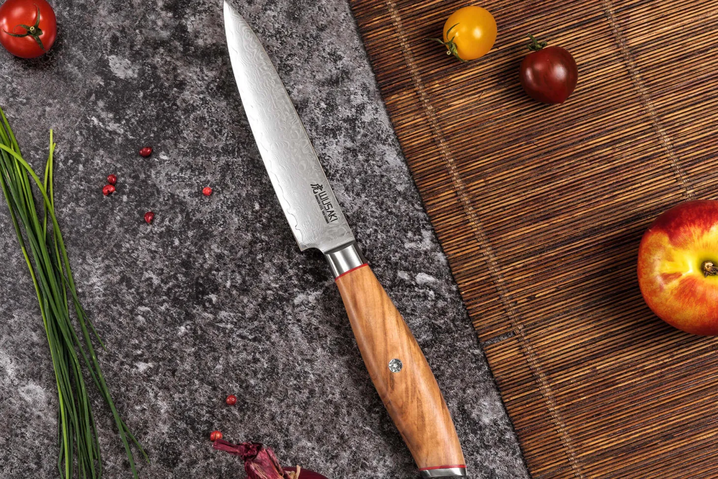 Couteau universel 12cm Wusaki Fujiko 10CR damas