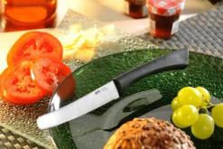 Couteau universel Gefu Senso lame dentée en inox 11cm