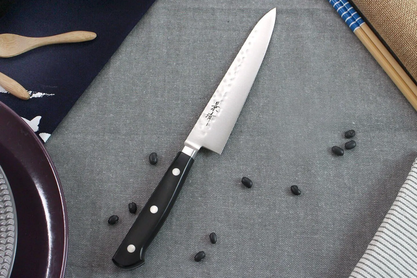 Couteau universel japonais artisanal Kagekiyo Hammered 15cm