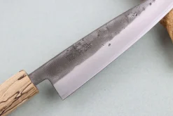 Couteau universel japonais artisanal Wusaki Nakata Erable BS2 13,5cm manche érable
