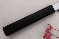 Couteau universel japonais artisanal Kagekiyo Yoshikazu Tanaka Damas Aogami 15cm