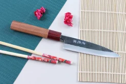 Couteau universel japonais artisanal Wusaki Yuzo BS2 13cm