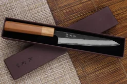 Couteau universel japonais artisanal Yoshimi Kato AS Brut 15cm
