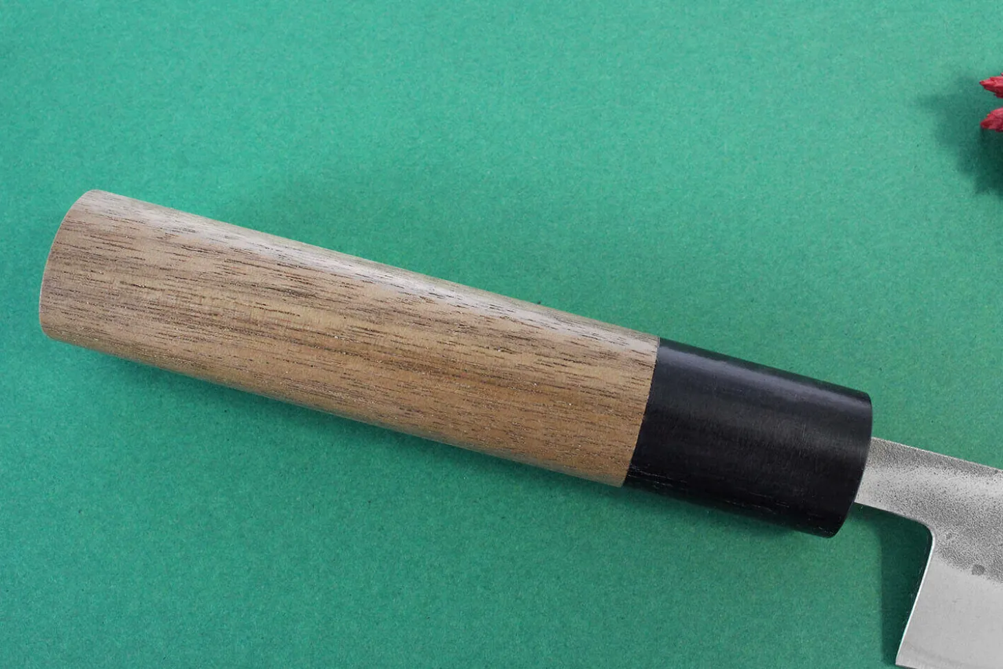 Couteau universel japonais artisanal Wusaki Nakata BS2 13.5cm manche en noyer
