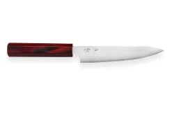 Couteau universel japonais artisanal Kei Kobayashi SG2 Heptagone 15cm