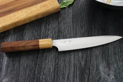 Couteau universel japonais artisanal Kei Kobayashi SG2 Octogone 15cm