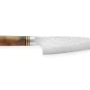 Couteau universel japonais artisanal forgé Takeshi Saji R2 Tsuchime 13cm