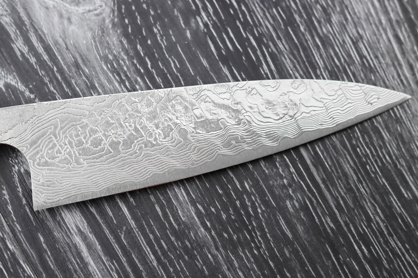 Couteau universel japonais artisanal Takeshi Saji R2 Damas 13,5cm