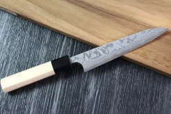 Couteau universel japonais artisanal Masakage Shimo 15cm Shirogami