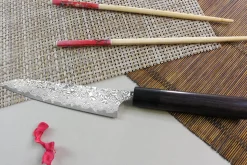 Couteau universel japonais artisanal Yoshimi Kato 15cm VG10 Nickel Damascus