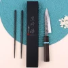 Couteau universel japonais artisanal Yu Kurosaki Fujin 12cm SG2 turquoise