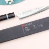 Couteau universel japonais artisanal Yu Kurosaki Fujin 15cm SG2 turquoise