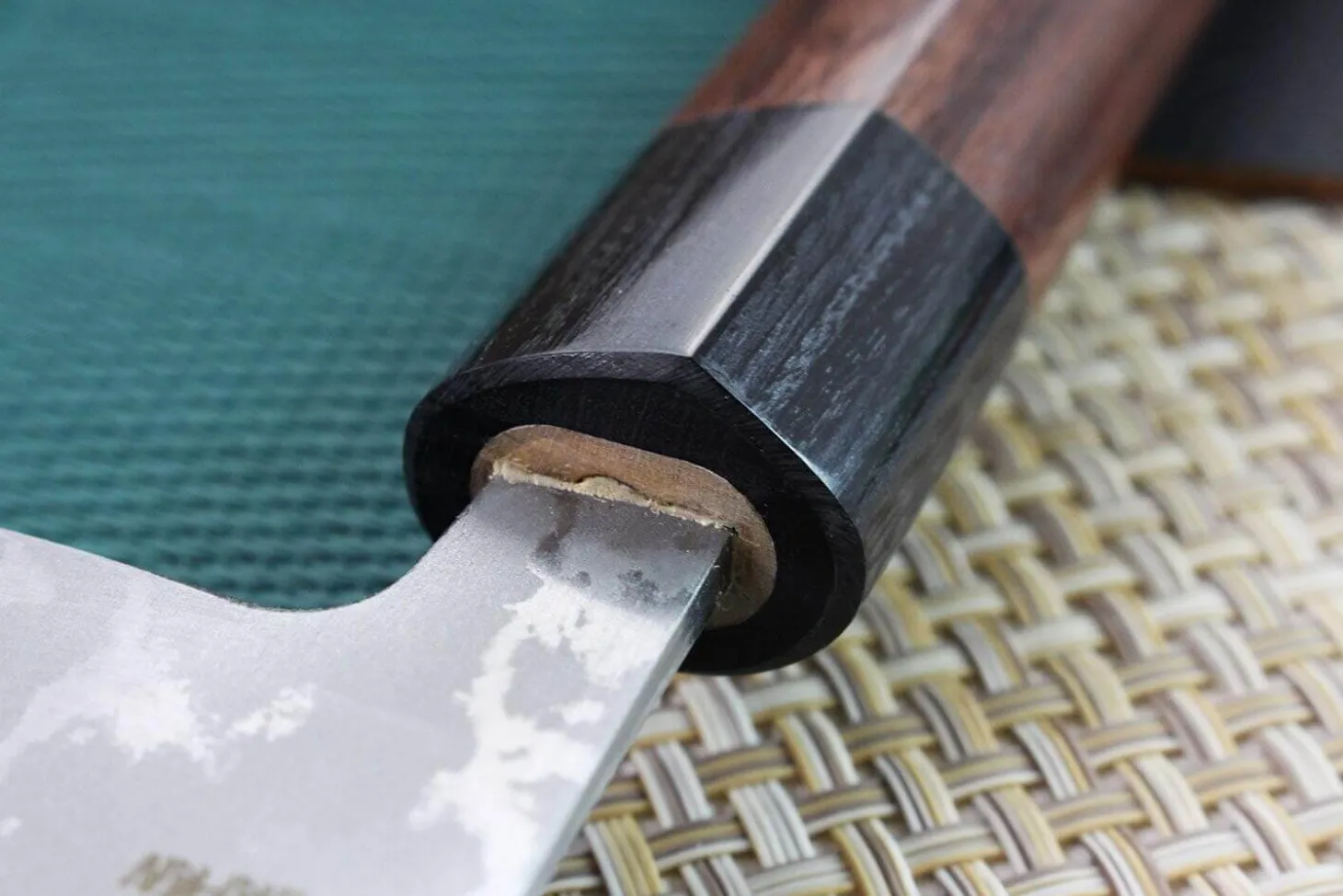 Couteau universel japonais Japan Kanetsune Blue Steel damas 13.5cm