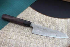 Couteau universel japonais Japan Kanetsune Blue Steel damas 13.5cm