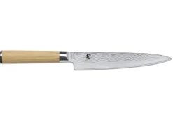Couteau universel japonais Kai Shun Classic White damas 32 couches 15cm