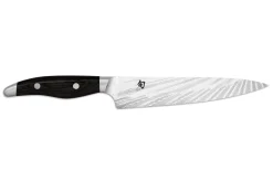 Couteau universel japonais KAI Shun Nagare Black lame damas 72 couches Dual Core 15cm manche bombé