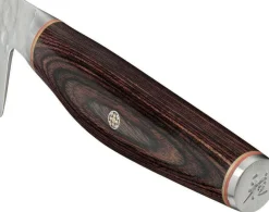 Couteau universel japonais Miyabi 6000MCT lame martelée 13cm + manche en Pakka