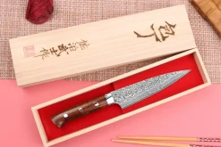 Couteau universel japonais Takeshi Saji R2 Damas Mosaïque 15cm