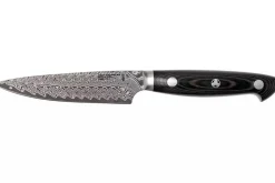 Couteau universel japonais Zwilling Kramer Euro Stainless 12cm damassé manche en micarta