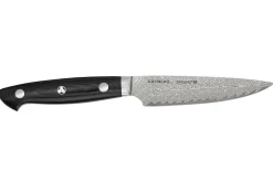 Couteau universel japonais Zwilling Kramer Euro Stainless 12cm damassé manche en micarta