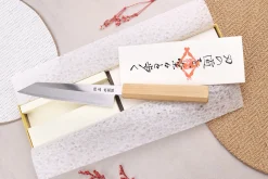 Couteau universel kiritsuke 15cm japonais artisanal Hado Ginsan Cherry