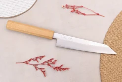 Couteau universel kiritsuke 15cm japonais artisanal Hado Ginsan Cherry
